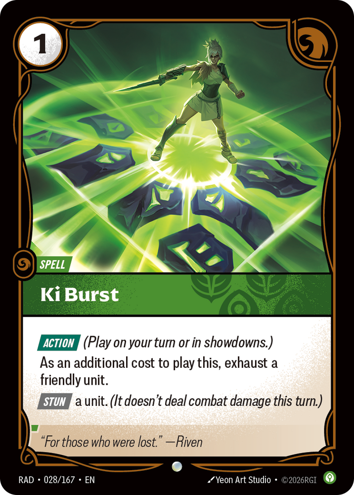 Ki Burst (Radiance - 028-167)