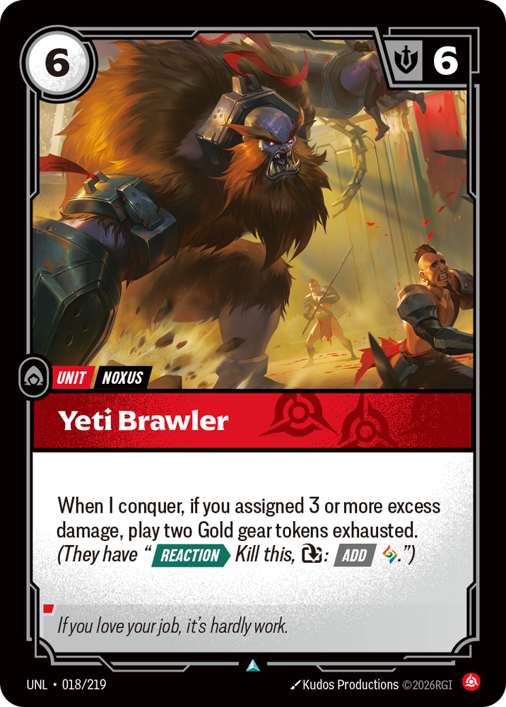 Yeti Brawler (Unleashed - 018-219)