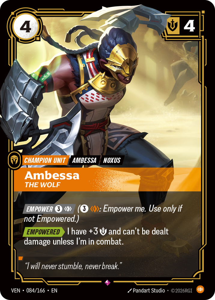 Ambessa, The Wolf (Vendetta - 084-166)
