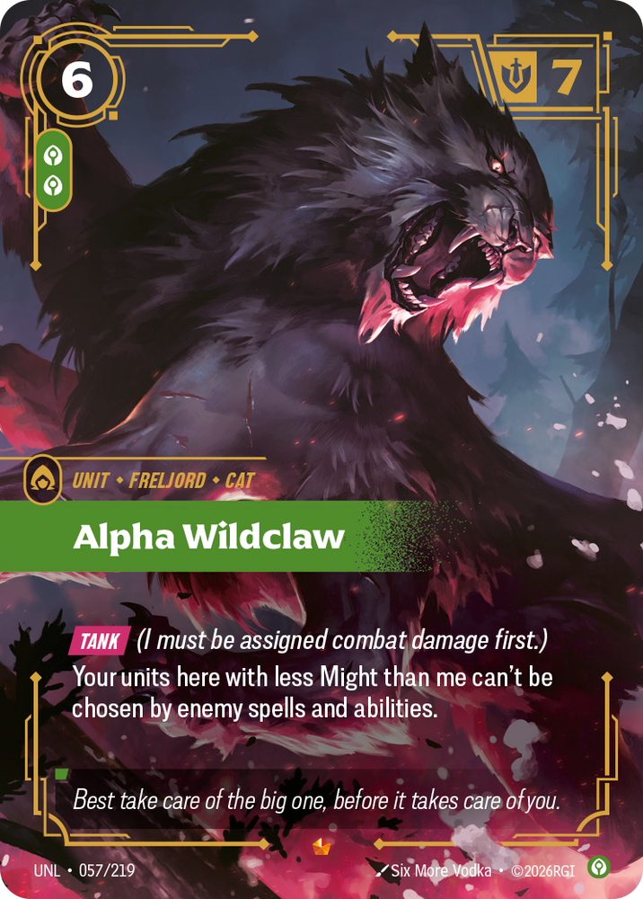 Alpha Wildclaw (Unleashed - 057-219)