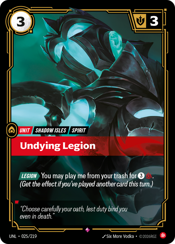 Undying Legion (Unleashed - 025-219)