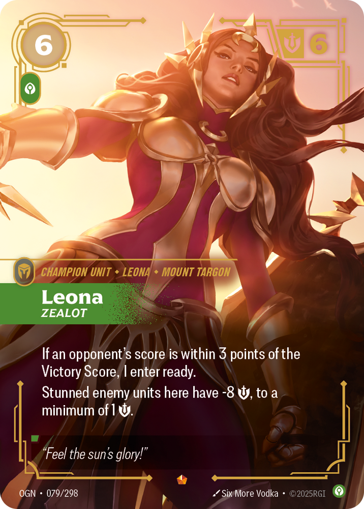 Leona, Zealot (Origins - 079-298)