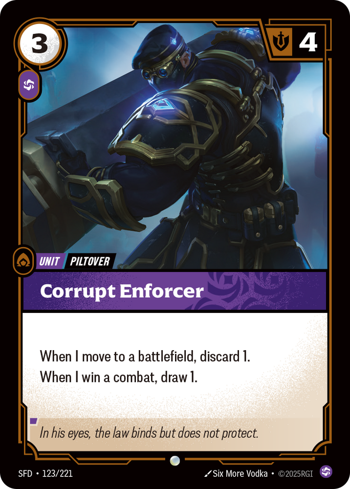 Corrupt Enforcer (Spiritforged - 123-221)