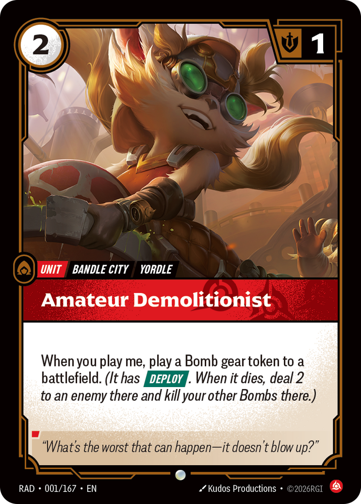 Amateur Demolitionist (Radiance - 001-167)