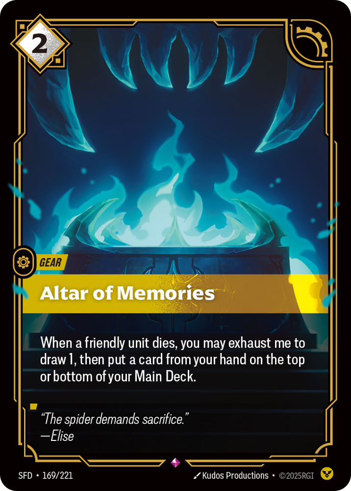 Altar of Memories (Spiritforged - 169-221)