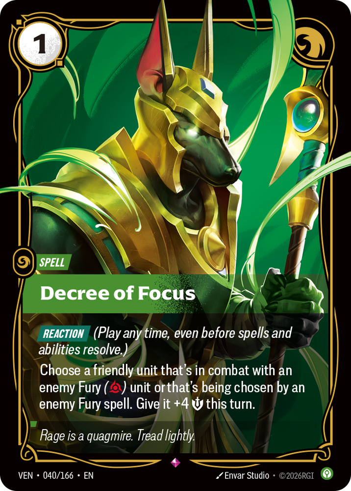 Decree of Focus (Vendetta - 040-166)