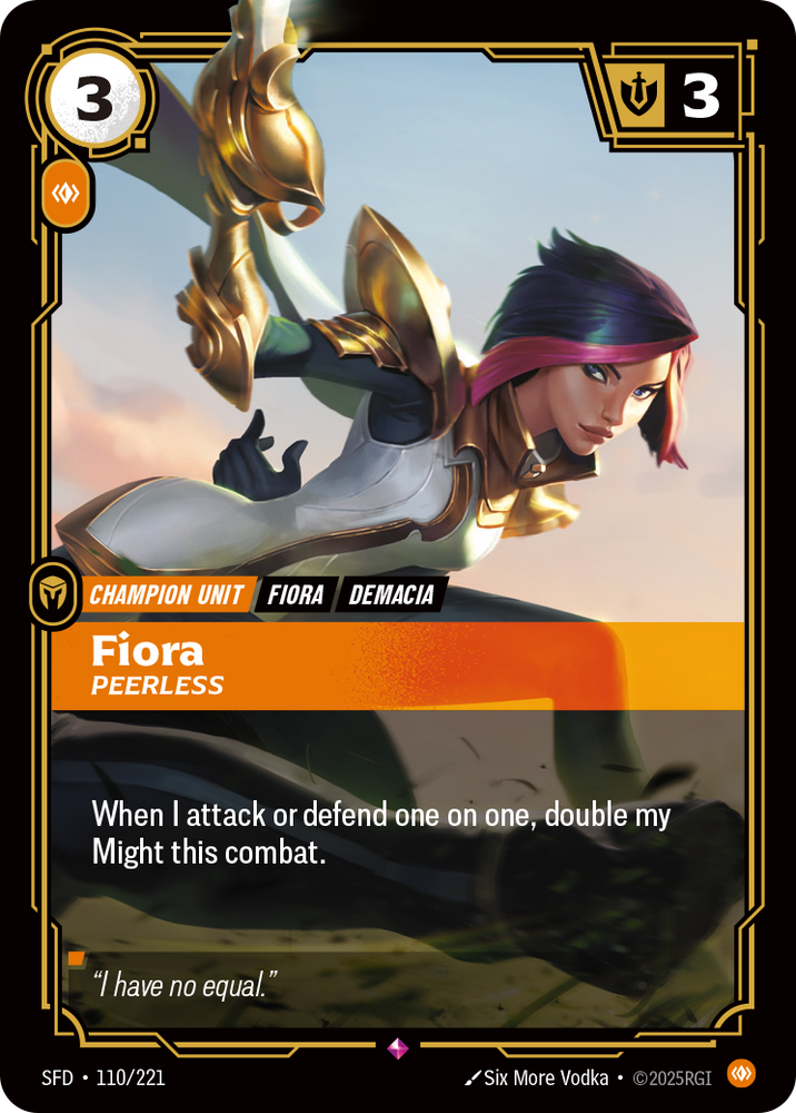 Fiora, Peerless (Spiritforged - 110-221)