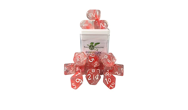 R4I - Translucent Blood Orange with White Ink - 15ct