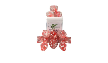 R4I - Translucent Blood Orange with White Ink - 15ct