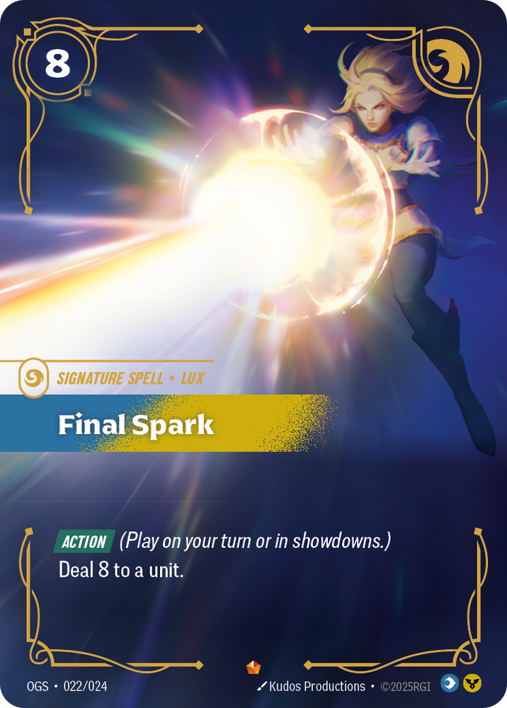 Final Spark, Lux (Proving Grounds - 022-024)