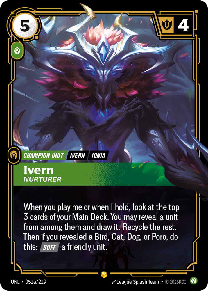 Ivern, Nurturer (Unleashed - 051a-219)
