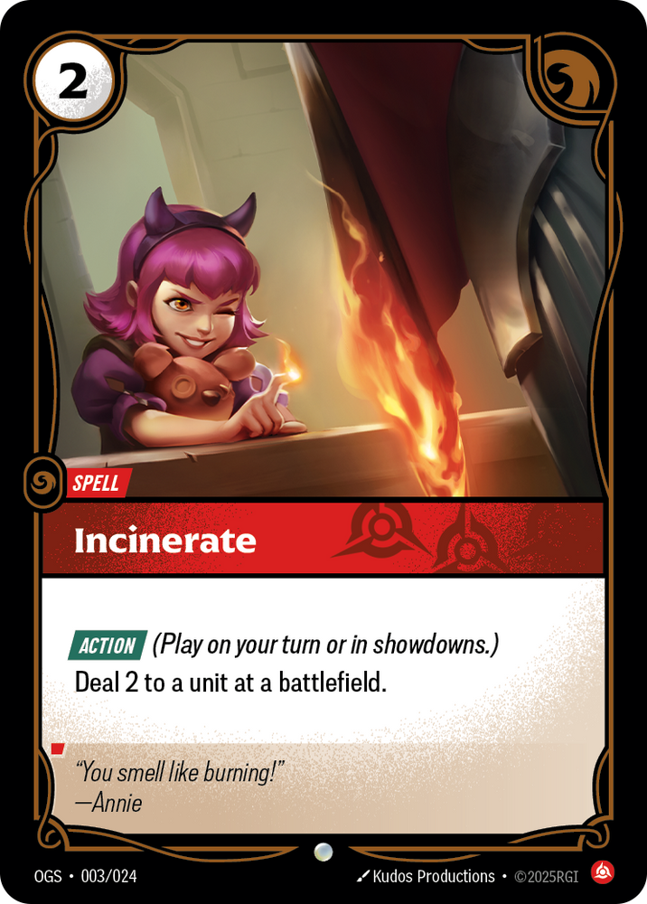 Incinerate (Proving Grounds - 003-024)