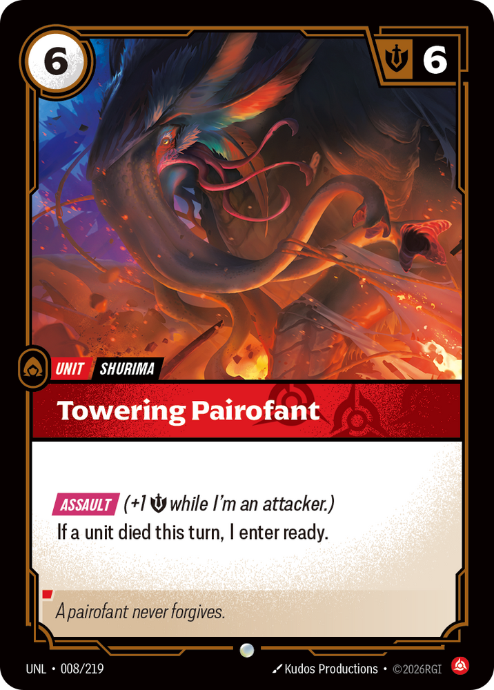 Towering Pairofant (Unleashed - 008-219)