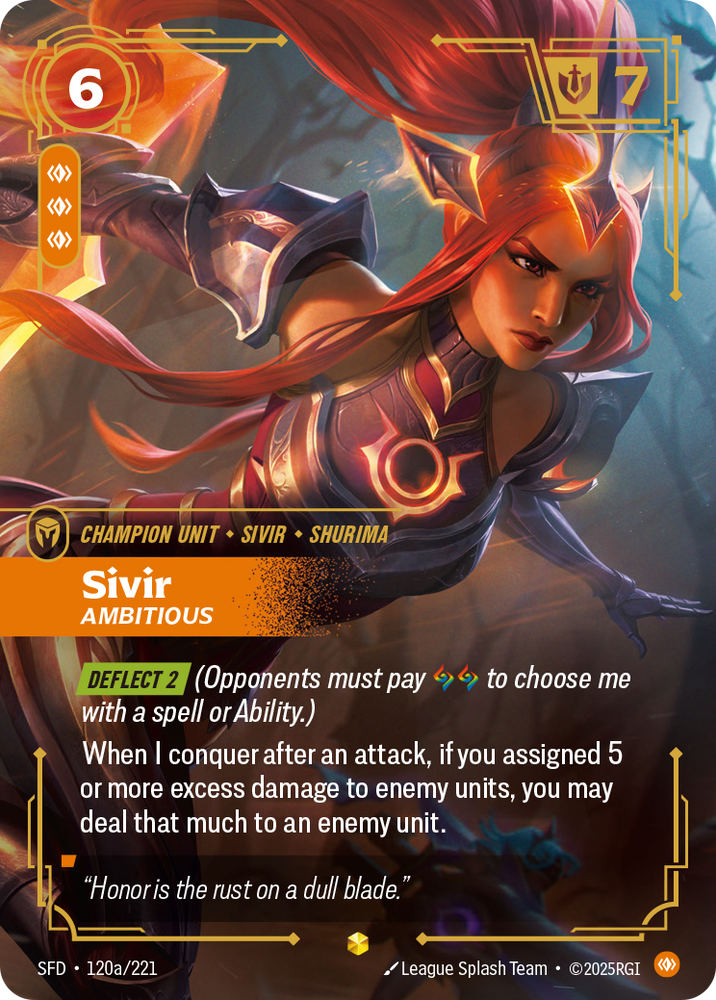 Sivir, Ambitious (Spiritforged - 120a-221)