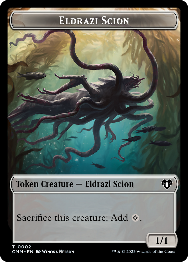 Spirit // Eldrazi Scion Double-Sided Token [Commander Masters Tokens]