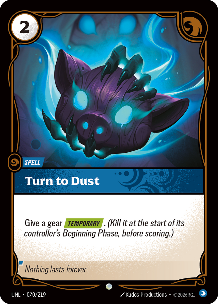 Turn to Dust (Unleashed - 070-219)
