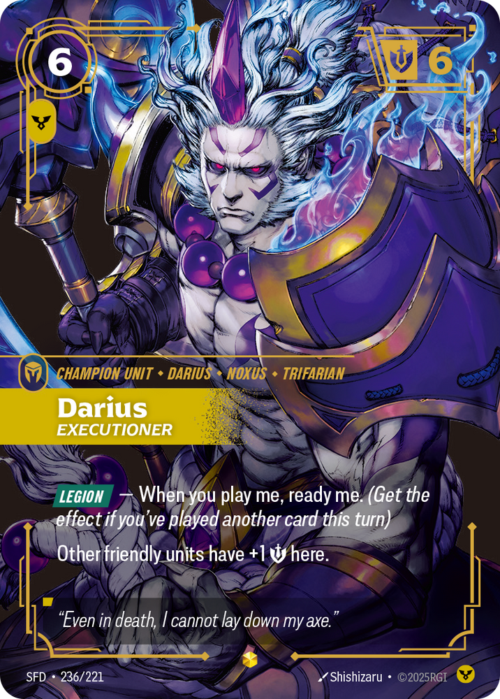 Darius, Executioner (Spiritforged - 236-221)