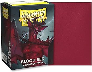 Dragon Shield - Blood Red Sleeves