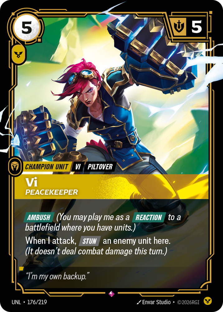 Vi, Peacekeeper (Unleashed - 176-219)