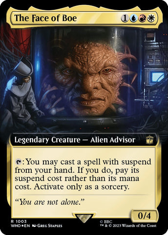 The Face of Boe (Extended Art) (Surge Foil) [Doctor Who]