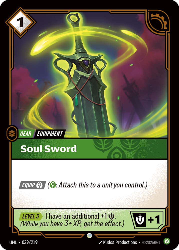 Soul Sword (Unleashed - 039-219)