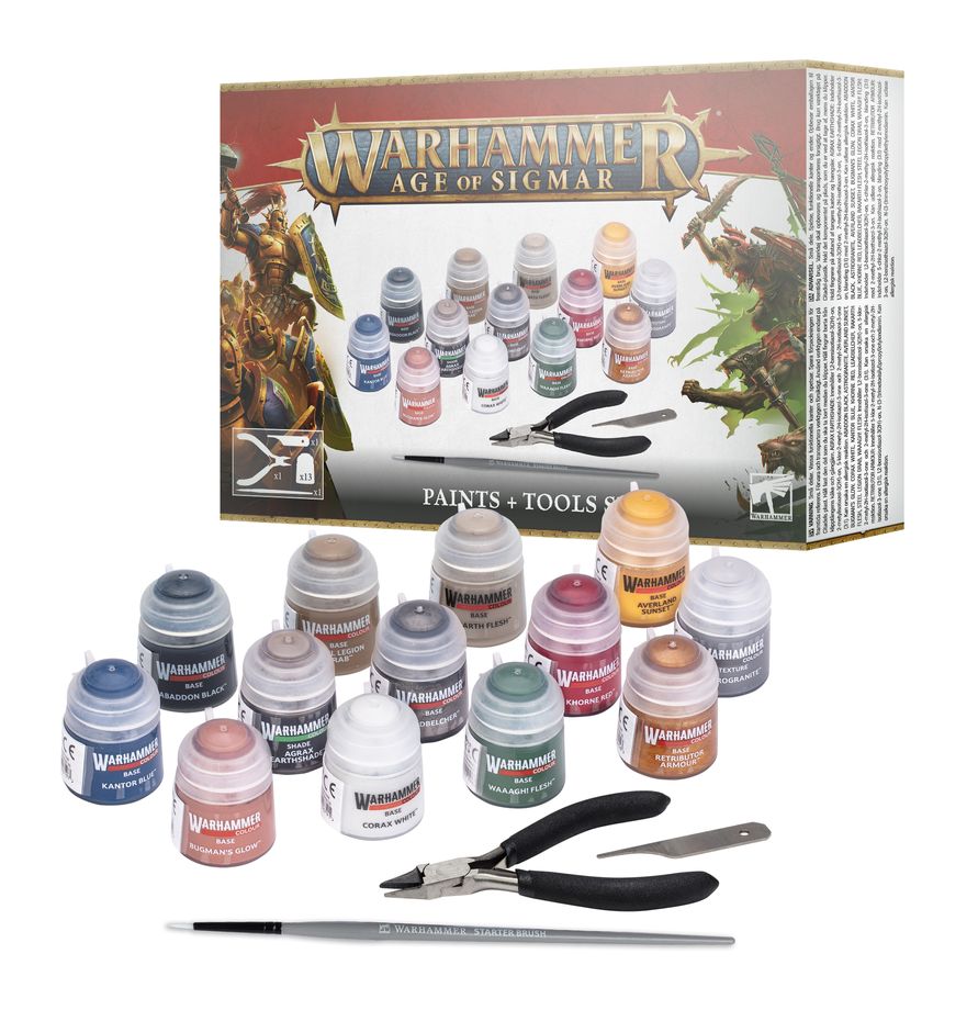 Warhammer Age of Sigmar - Paints & Tool Set