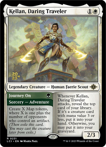 Kellan, Daring Traveler [The Lost Caverns of Ixalan Prerelease Cards]