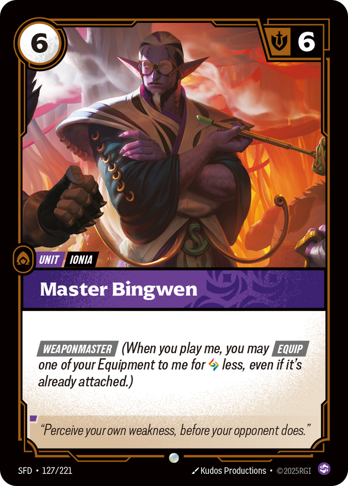 Master Bingwen (Spiritforged - 127-221)