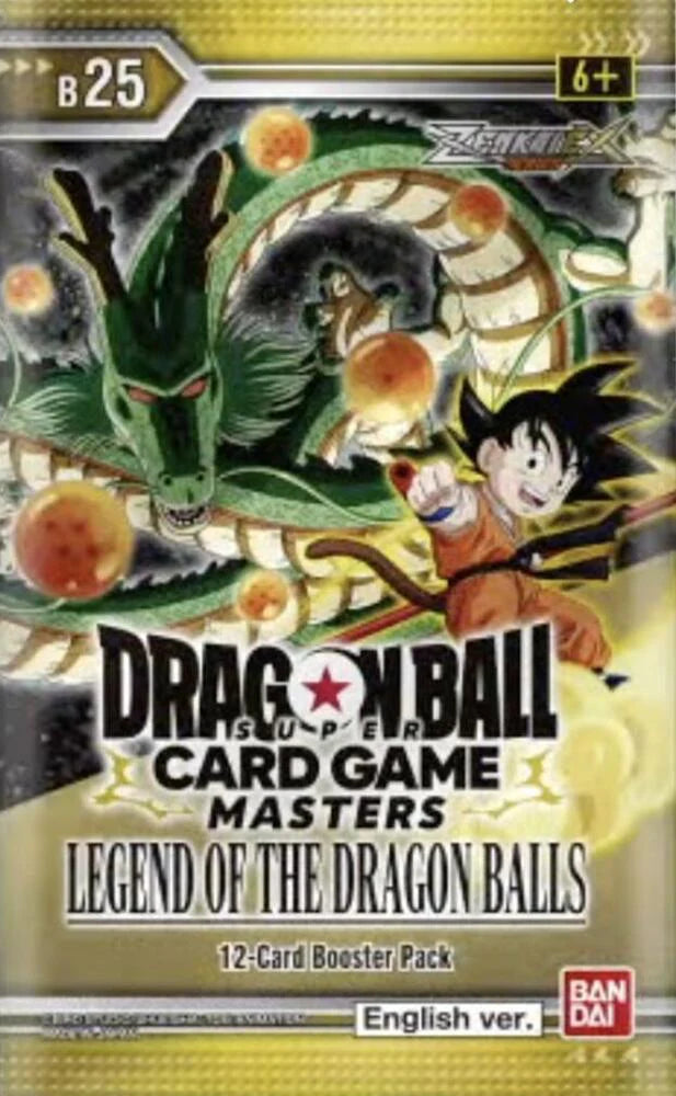 Dragon Ball Super Card Game Masters: Legends of the Dragon Balls Booster Pack