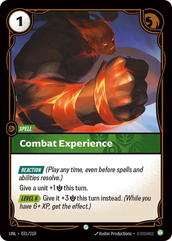 Combat Experience (Unleashed - 031-219)