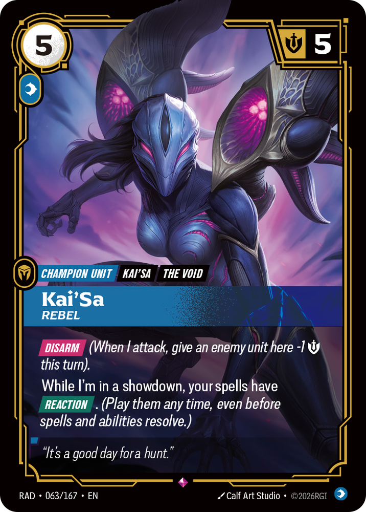 Kai'Sa, Rebel (Radiance - 063-167)