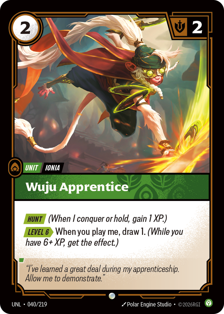Wuju Apprentice (Unleashed - 040-219)