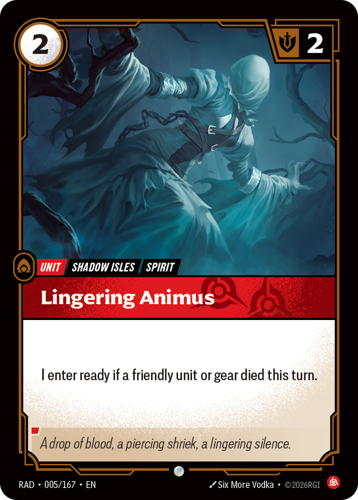 Lingering Animus (Radiance - 005-167)