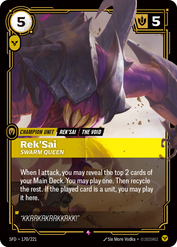 Rek'Sai, Swarm Queen (Spiritforged - 170-221)