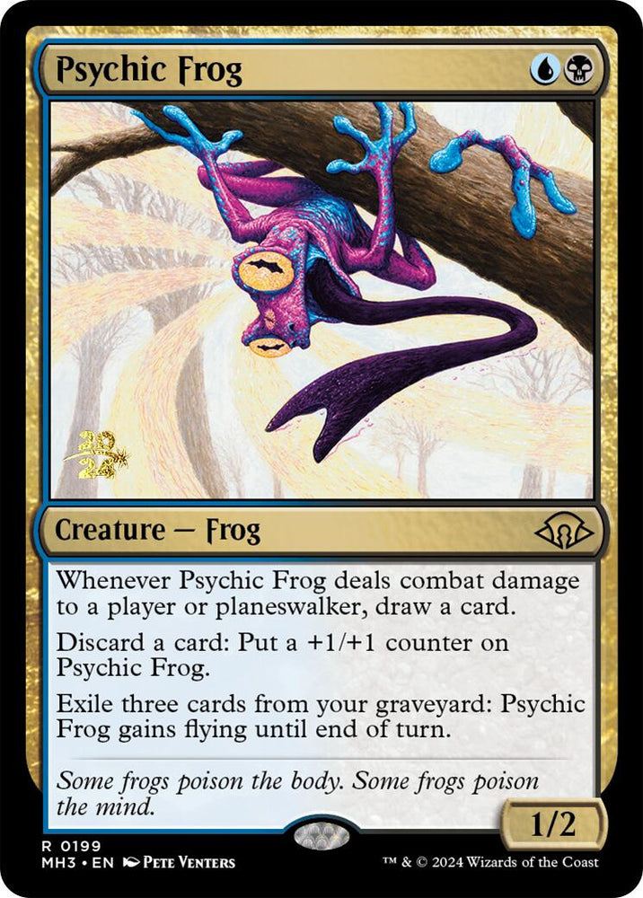 Psychic Frog [Modern Horizons 3 Prerelease Promos]