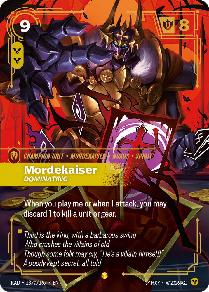 Mordekaiser, Dominating (Radiance - 137a-167)