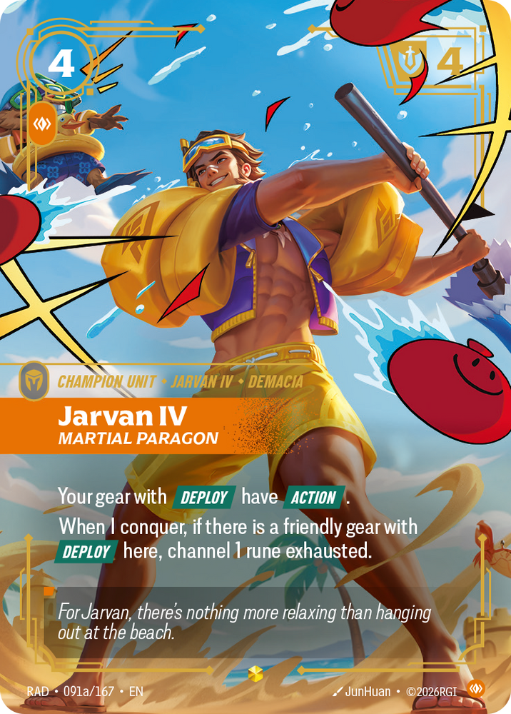 Jarvan IV, Martial Paragon (Radiance - 091a-167)