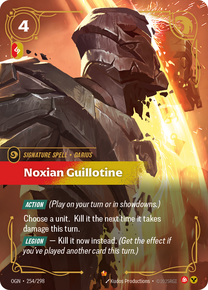 Noxian Guillotine, Darius (Origins - 254-298)