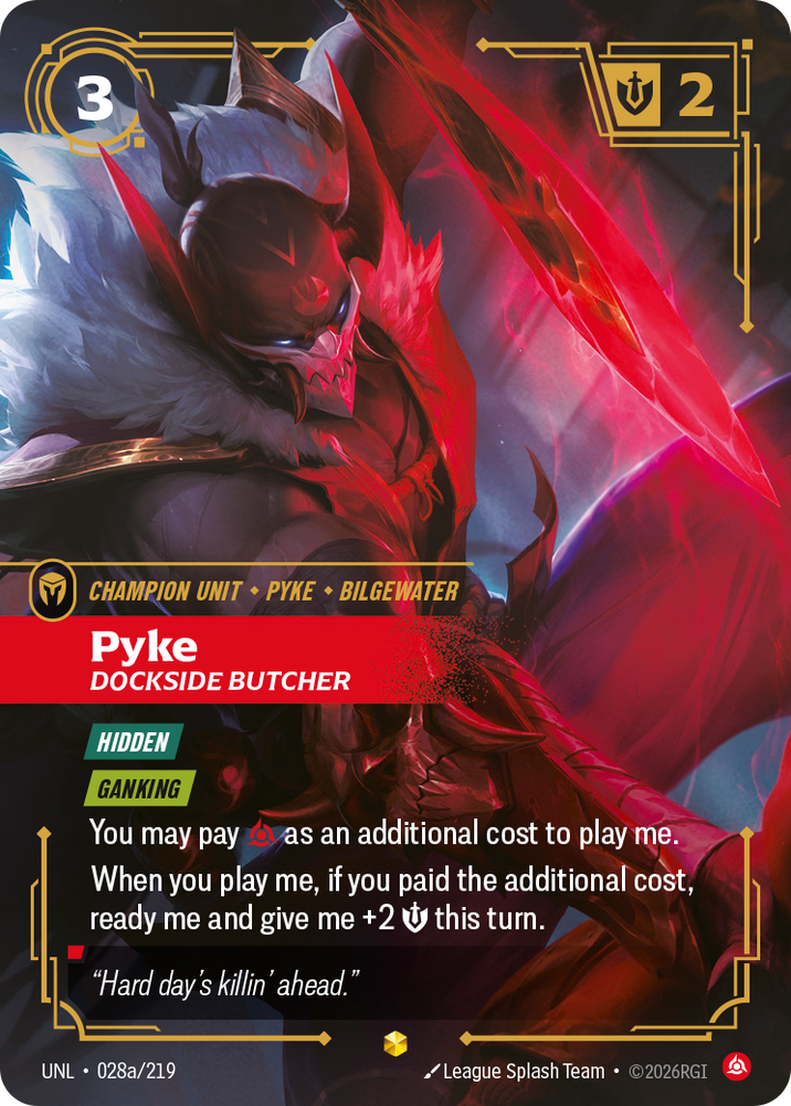 Pyke, Dockside Butcher (Unleashed - 028a-219)