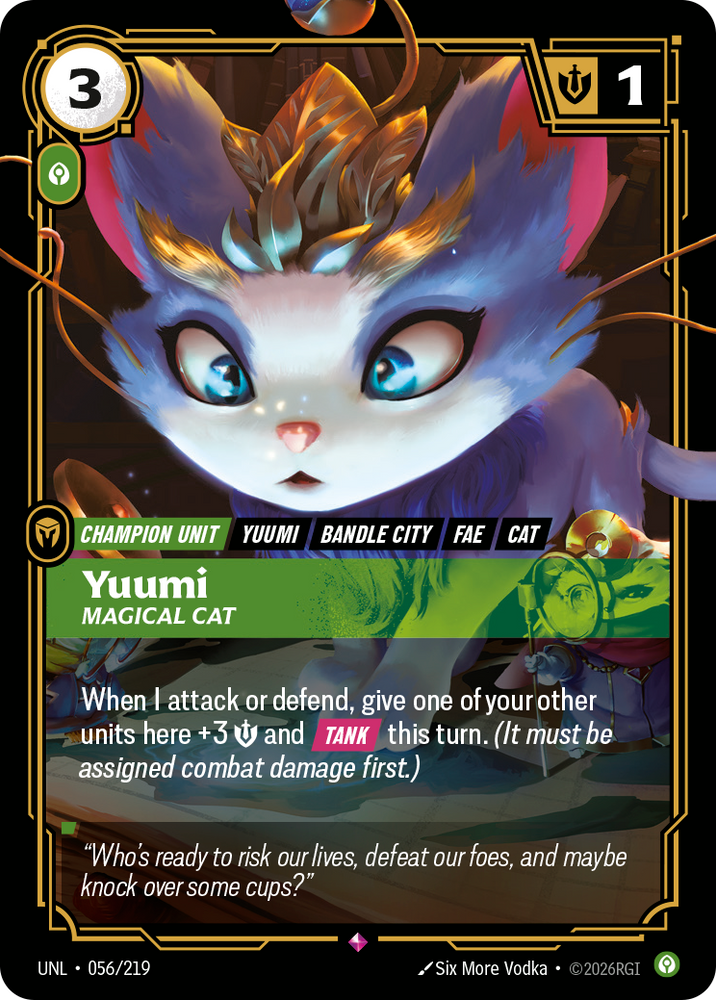 Yuumi, Magical Cat (Unleashed - 056-219)