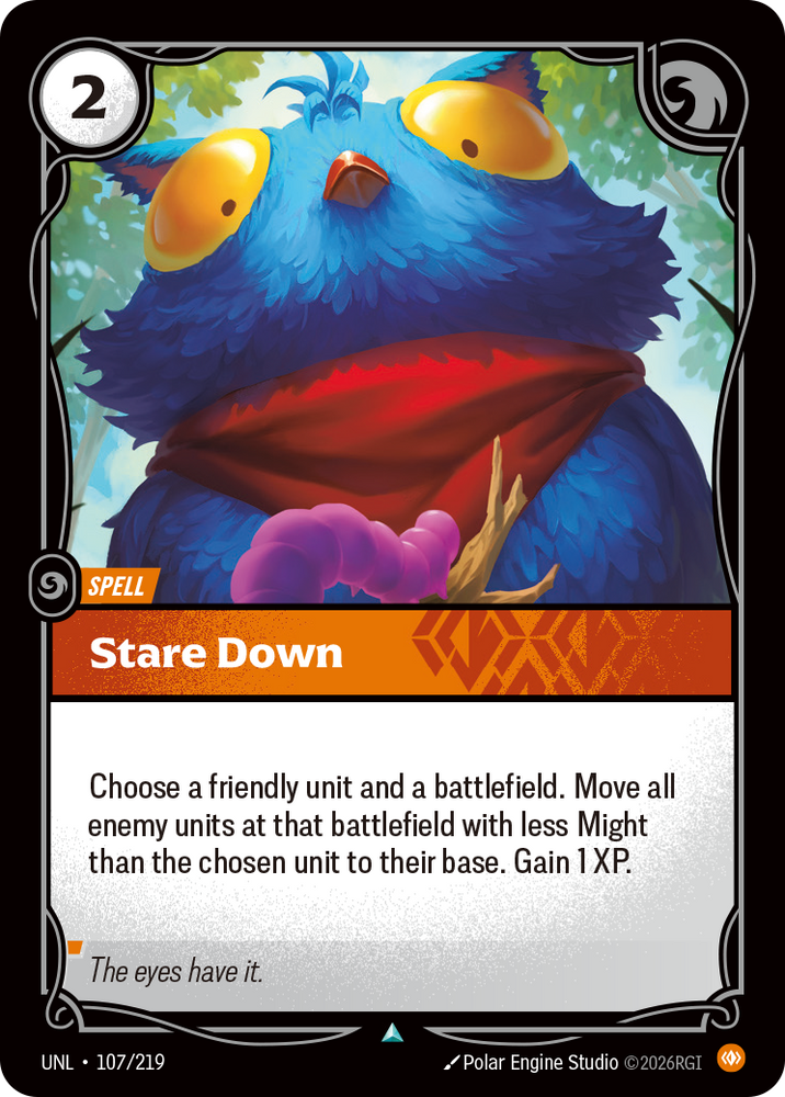 Stare Down (Unleashed - 107-219)