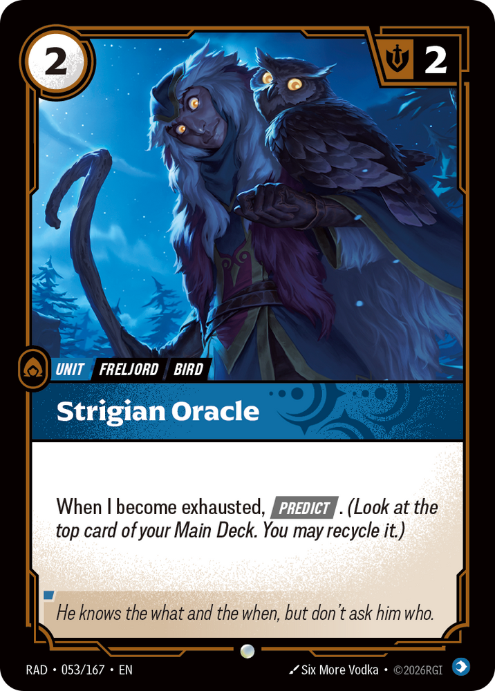 Strigian Oracle (Radiance - 053-167)