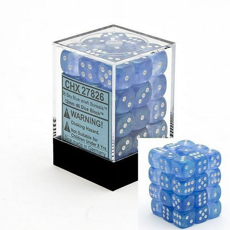 Chessex - Borealis Sky Blue/White (36)