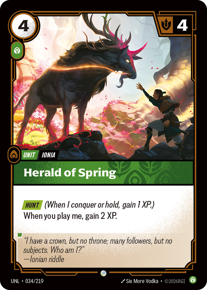 Herald of Spring (Unleashed - 034-219)