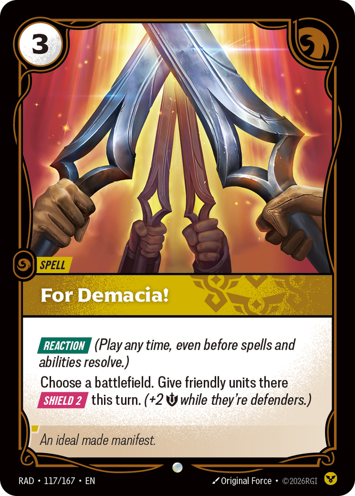 For Demacia! (Radiance - 117-167)