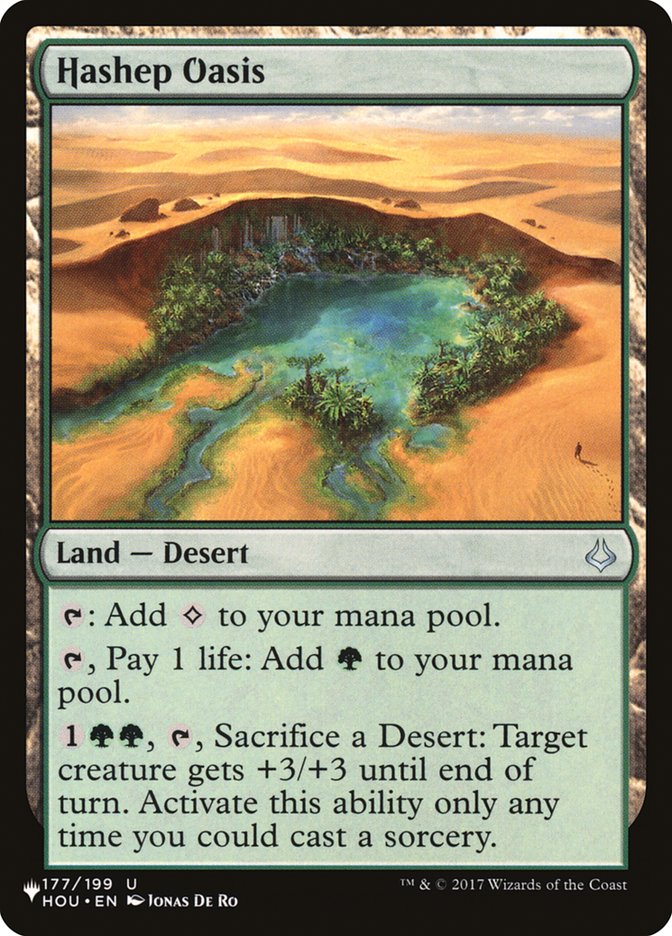 Hashep Oasis [The List]