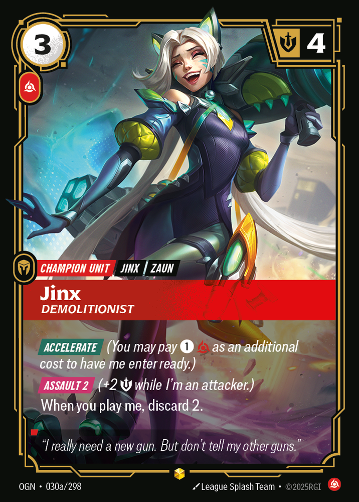 Jinx, Demolitionist (Origins - 030a-298)