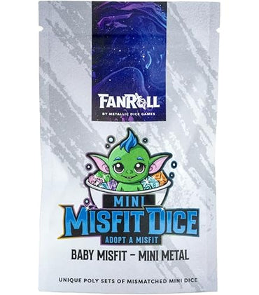 Fanroll - Mini Misfit Dice - Baby Misfit (Mini Metal)