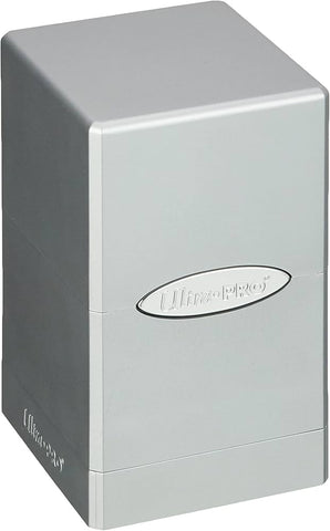 Satin Tower Deck Box - Metallic Silver