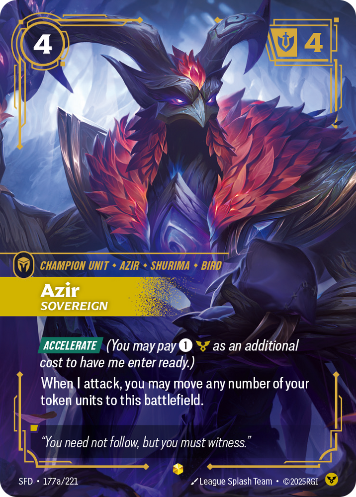 Azir, Sovereign (Spiritforged - 177a-221)